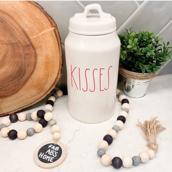 Rae Dunn KISSES Canister